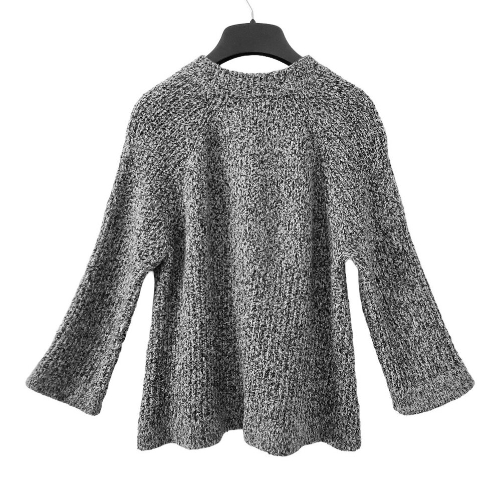Charter Club Swing Style Sweater, Black/White/Gray, PP, PXS, 0P, 2P, 4P - Picture 3 of 9